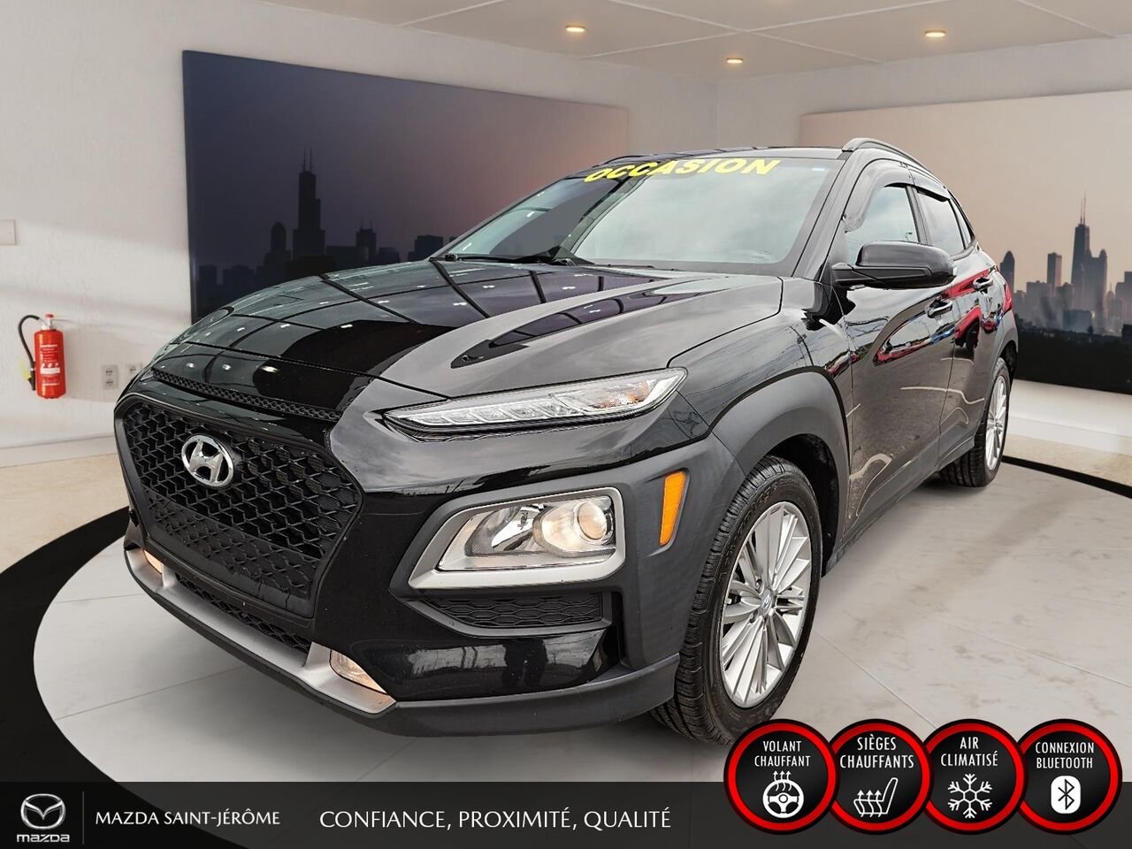 2021 Hyundai Kona Black Ste-Agathe des Monts - photo #0