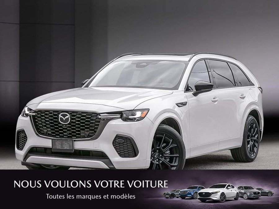 Mazda CX-70 hybride léger 2026 2026 Blanc rhodium métallisé