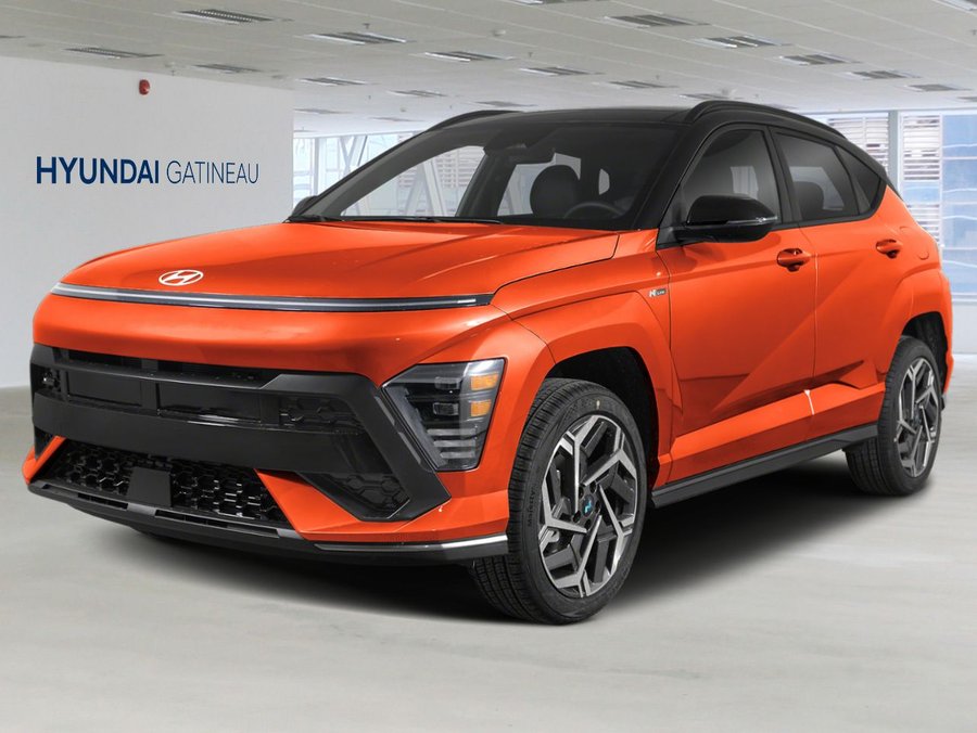 Hyundai Kona 2026 2026 Orange Soultronic avec toit Noir abyssal