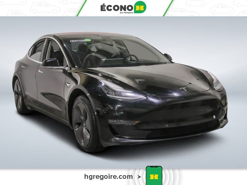Tesla Model 3 727190A | LONG RANGE TOIT CUIR MAGS CAM RECUL BLUETOOTH 2018 Noir Laval - photo #0