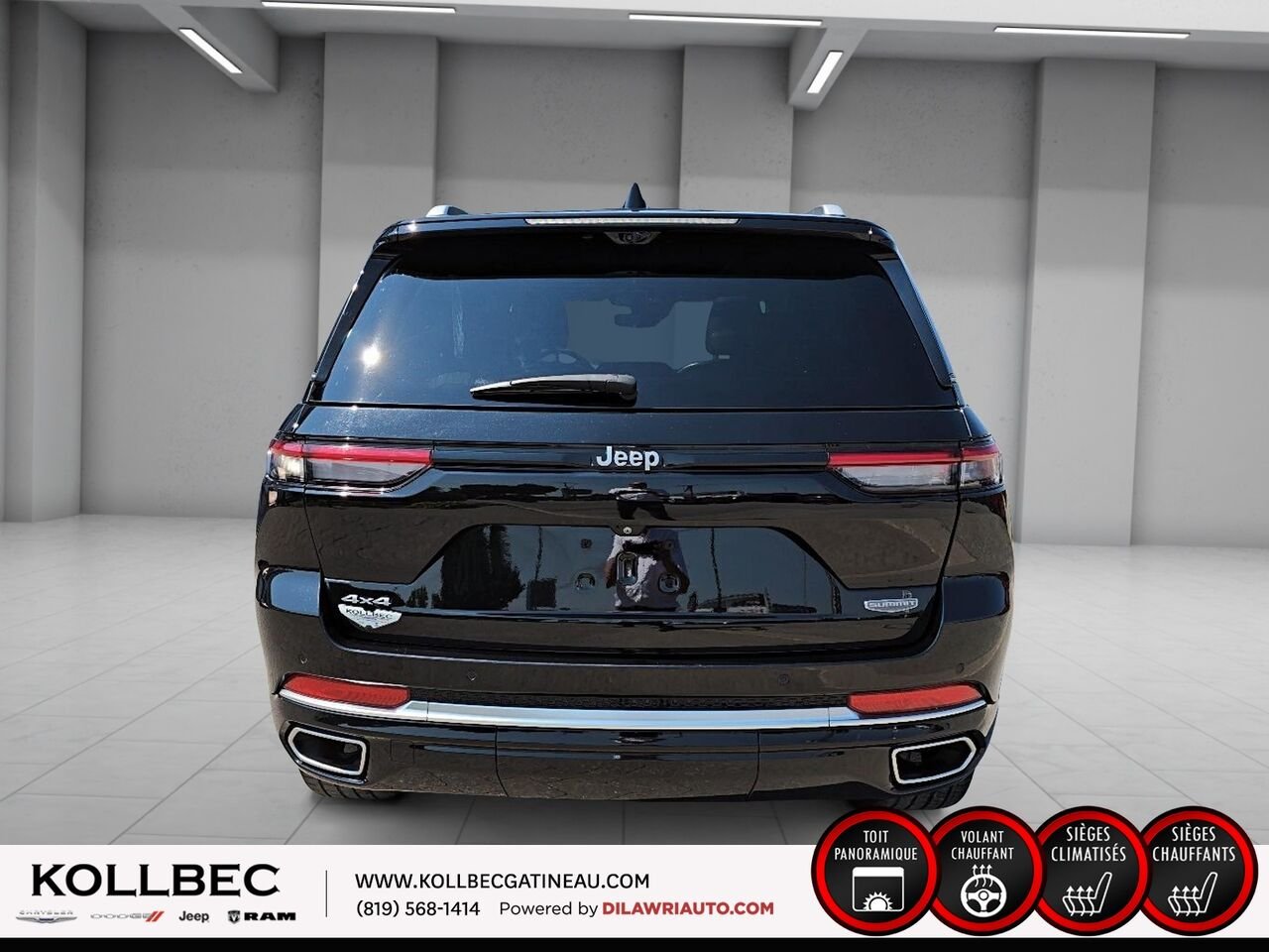 2023 JEEP GRAND CHEROKEE 26961 | Summit Reserve 4x4 Black Gatineau - photo #15