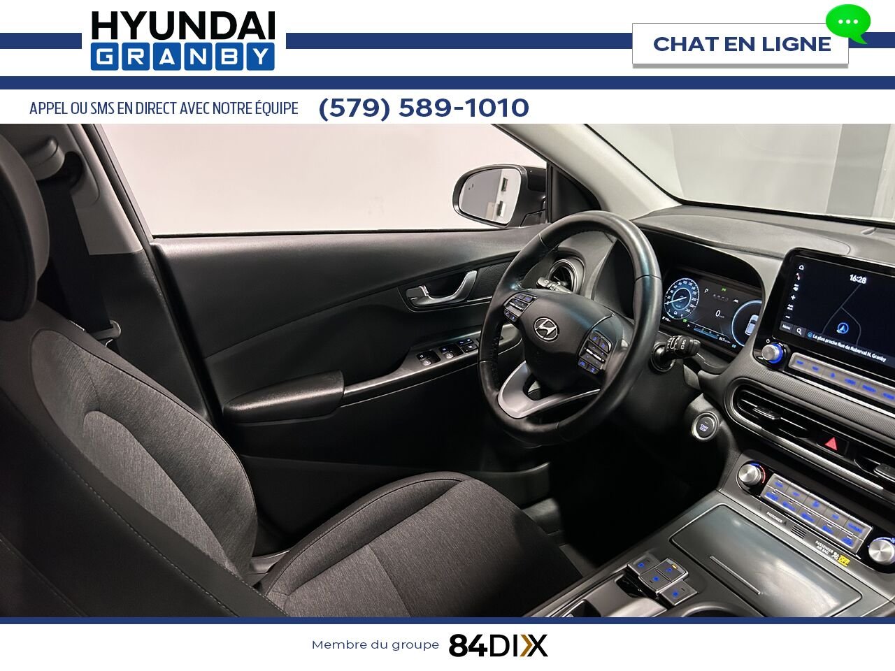 Hyundai Kona électrique 2023 Gris Granby - photo #22