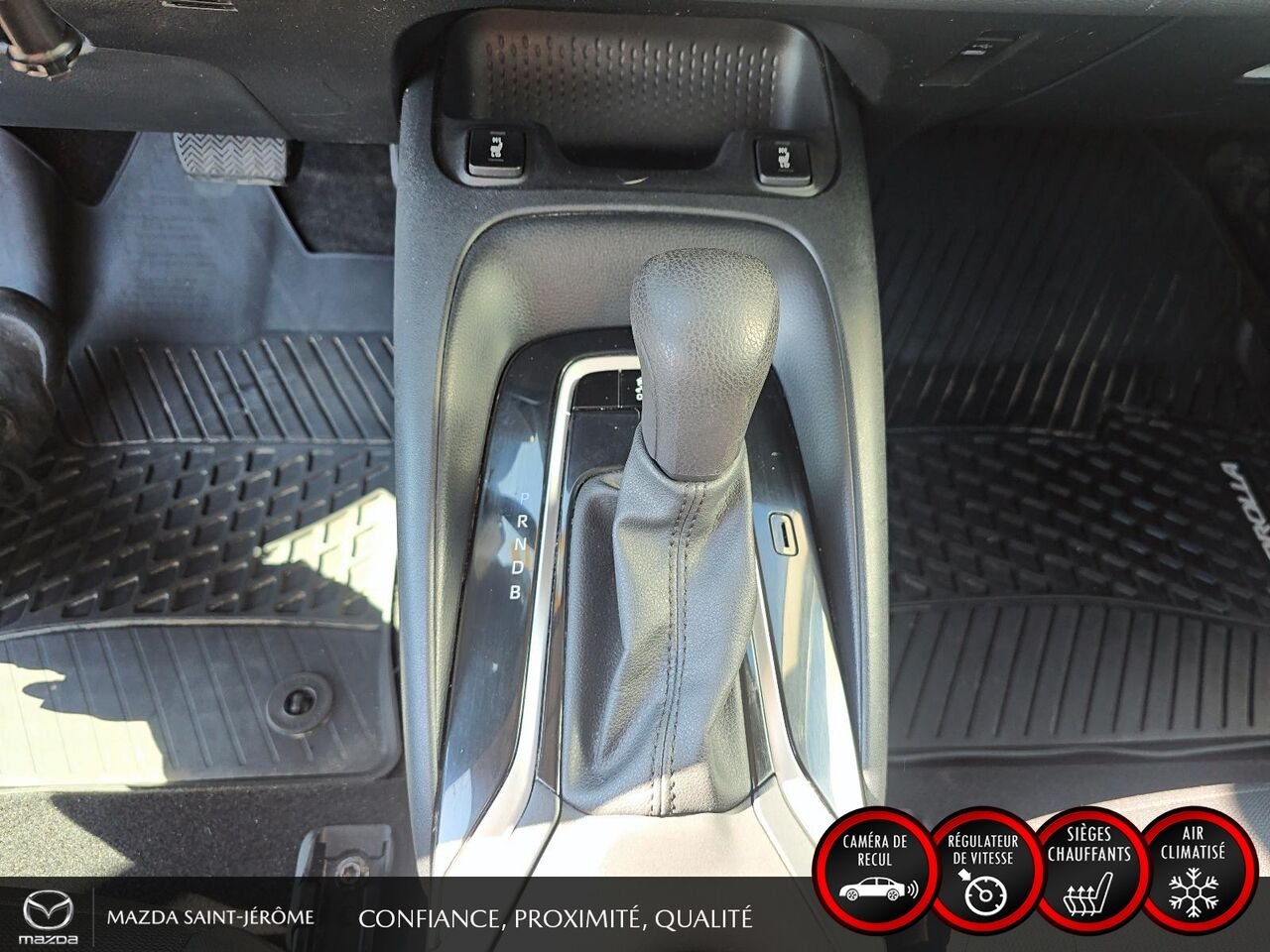 Toyota Corolla LE CVT 2023 Noir Saint-Jérôme - photo #17