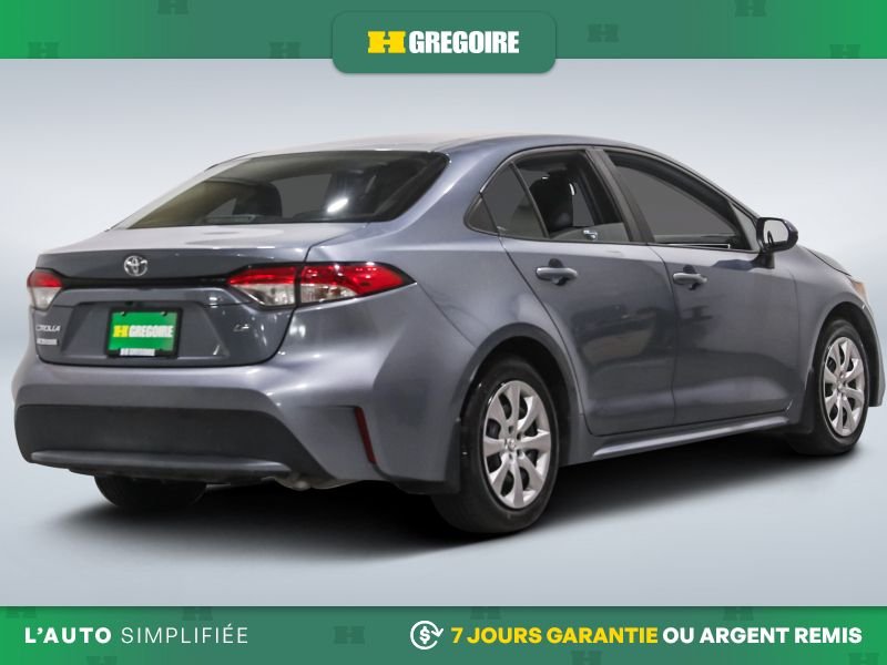 Toyota Corolla 821684 | LE AUTO AC NAV GR ELECT CAM RECUL BLEUTOOTH 2021 Gris Laval - photo #8
