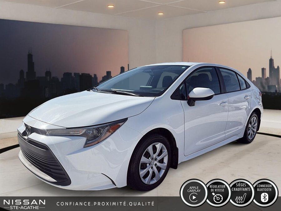 Toyota Corolla LE | ECRAN 8PO | SIEGES CHAUFF. | CVT 2024 Blanc