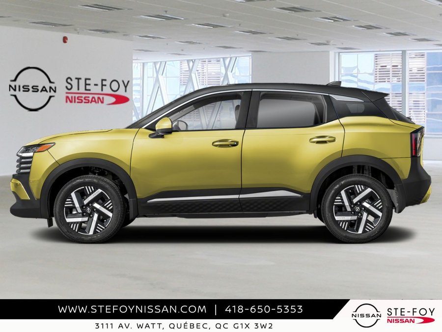 NISSAN Kicks K6074 2026 Jaune yuzu métallisé/Noir intense