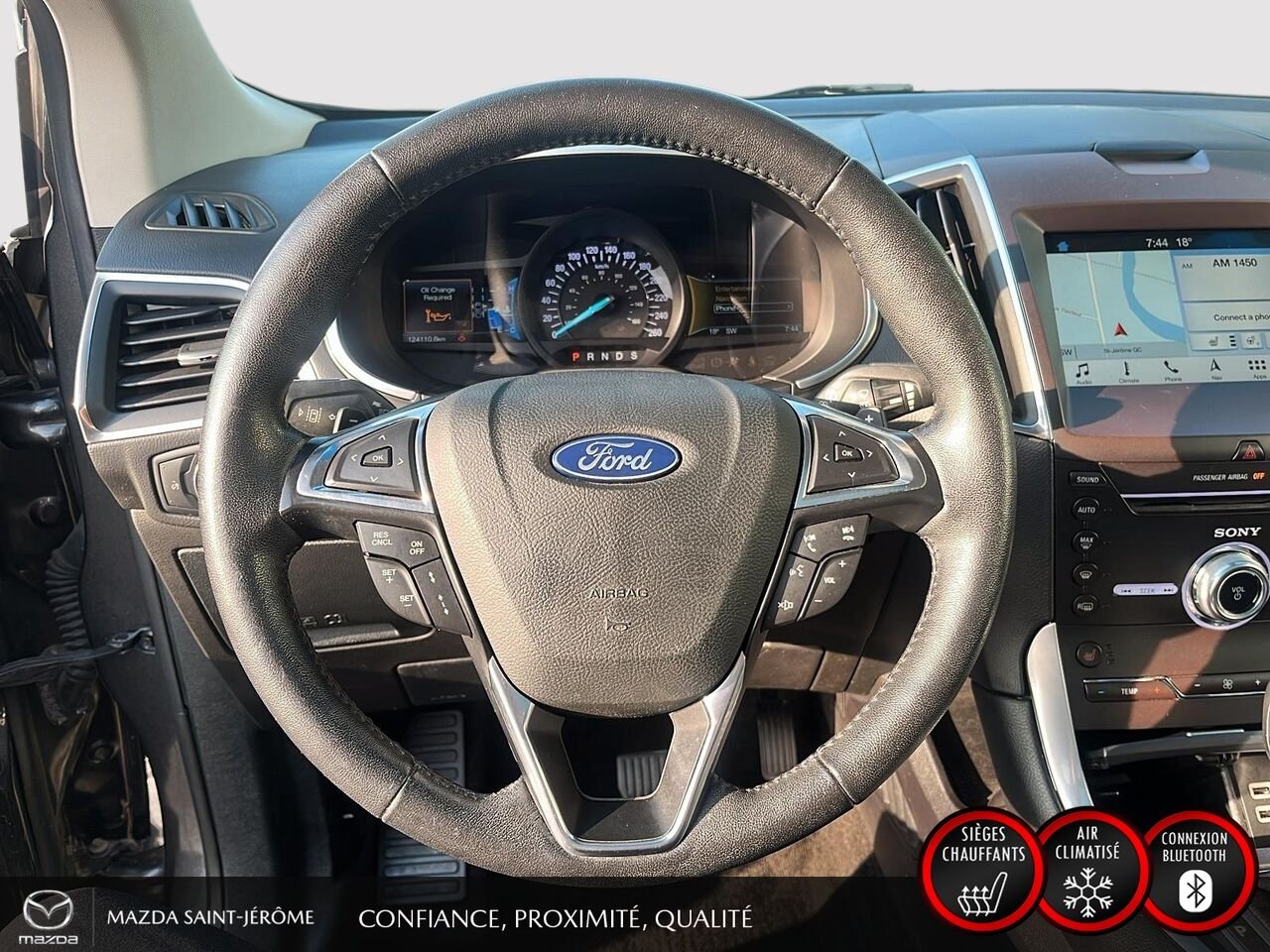 2018 Ford Edge Titanium | TOIT PANORAMIQUE | CUIR | AWD | Grey Saint-Jérôme - photo #13