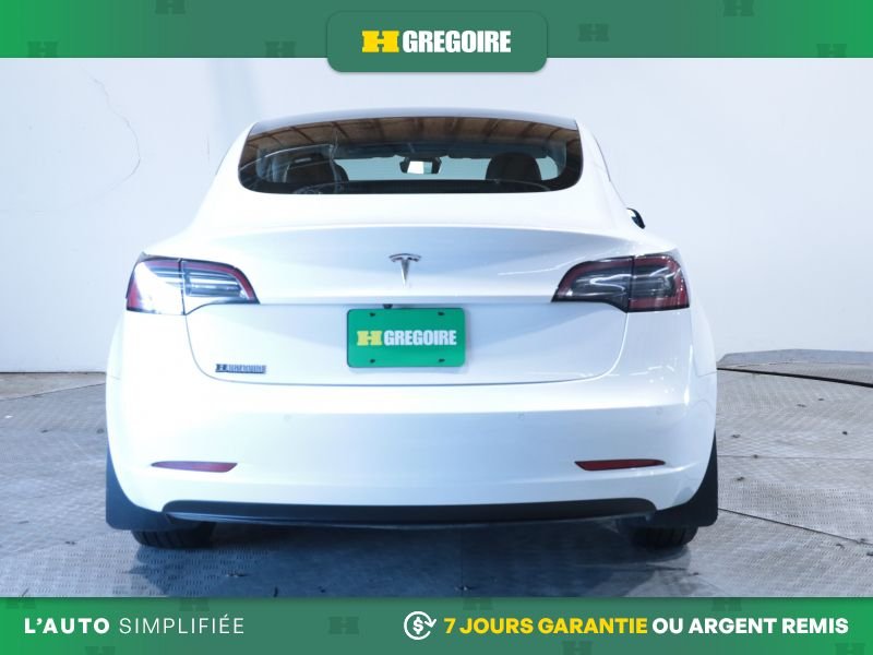 Tesla Model 3 821918 | Standard Range Plus AUTO AC CUIR TOIT NAV CAM RECU 2021 Blanc Laval - photo #7