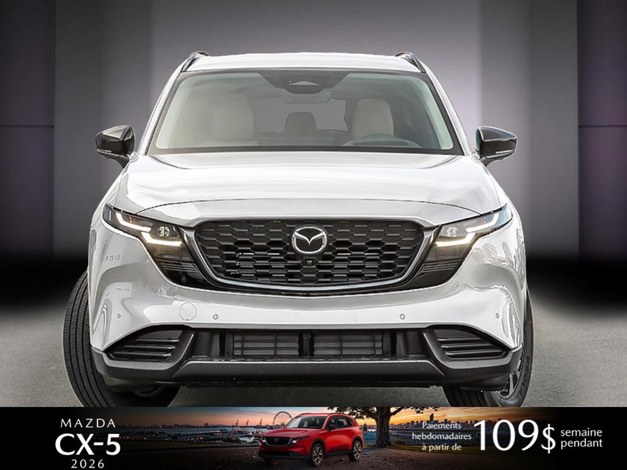 Mazda CX-5 JM3KMBHA3T0118111 2026 Blanc rhodium métallisé Mirabel - photo #1