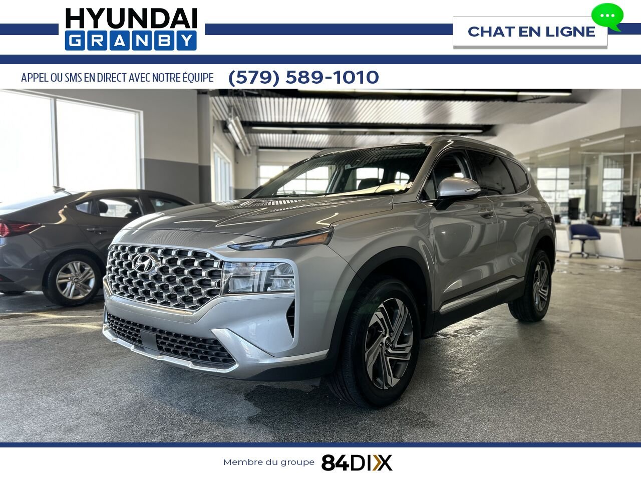 Hyundai Santa Fe 2022 Argent Granby - photo #3