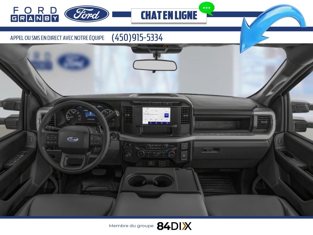 Ford Super Duty F-250 SRW 2026 Blanc Oxford Granby - photo #4