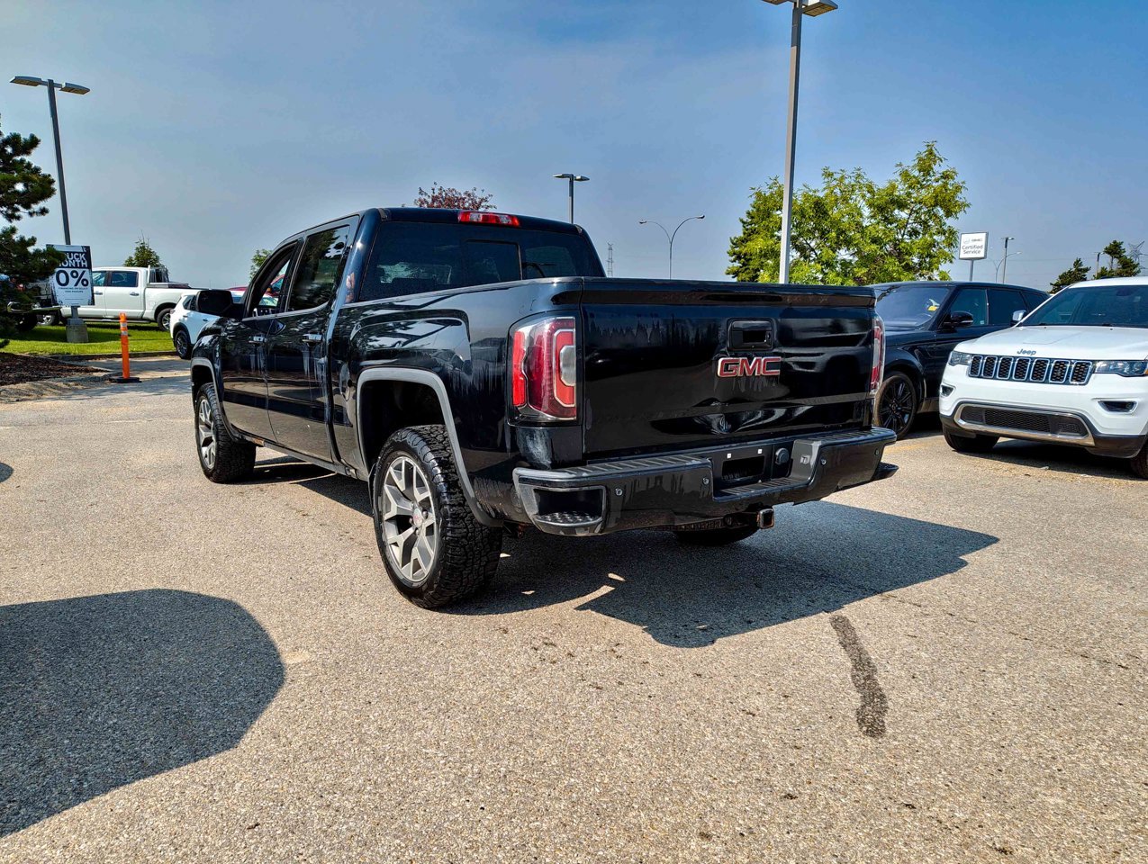 2016 GMC Sierra 1500 4WD Crew Cab 143.5 SLT Black Sherwood Park - photo #4