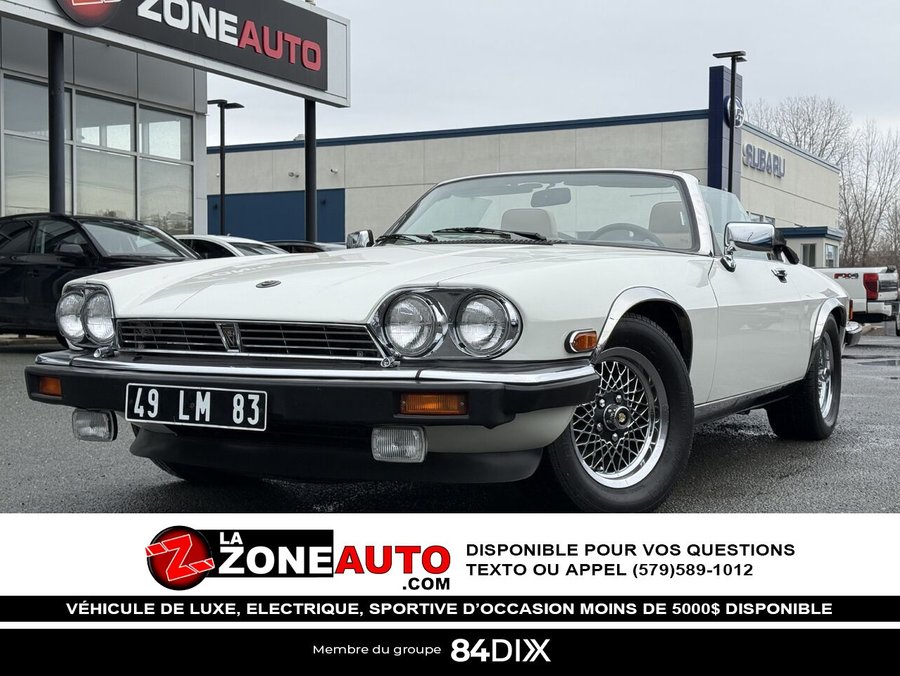 Jaguar XJS V12 Cabriolet 1990 1990 Blanc