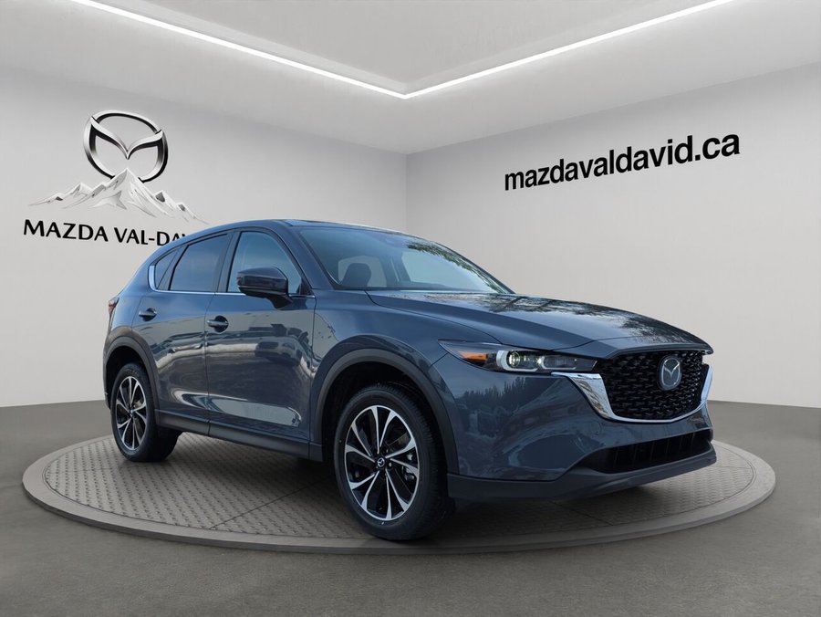 2025 Mazda CX-5 Gs, awd, Toit ouvrant, volant et rétroviseurs chauffants, hayon électrique Polymetal Metallic