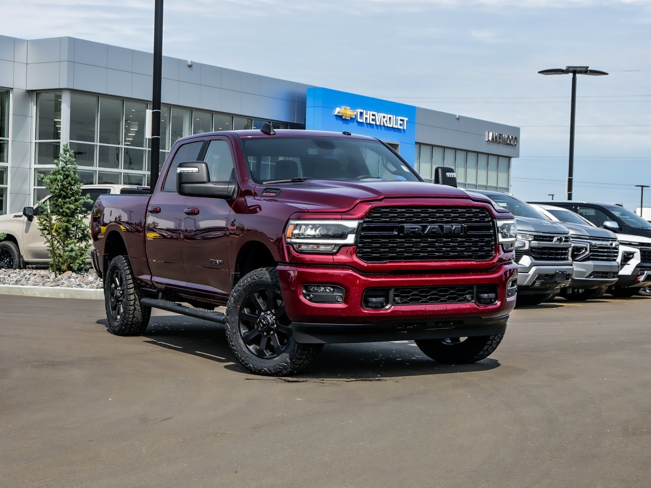 2024 Ram 2500 Big Horn 4x4 Crew Cab 6'4 Box Red Sherwood Park - photo #1