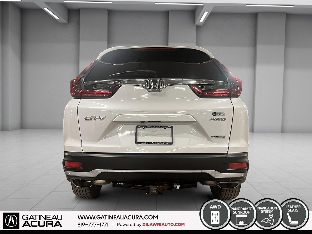 2020 Honda CR-V Touring AWD White Gatineau - photo #15