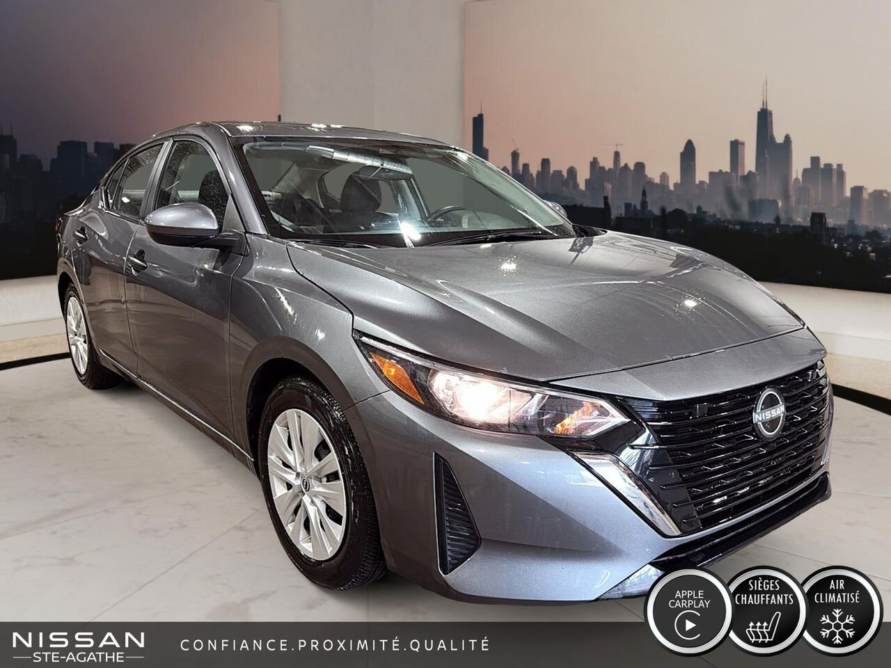 Nissan Sentra 2024 Gris Saint-Jérôme - photo #2