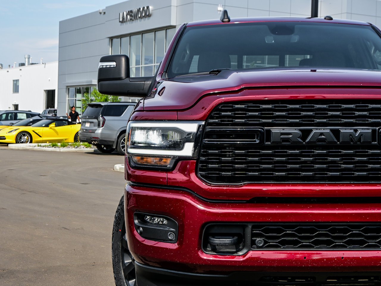 2024 Ram 2500 Big Horn 4x4 Crew Cab 6'4 Box Red Sherwood Park - photo #4