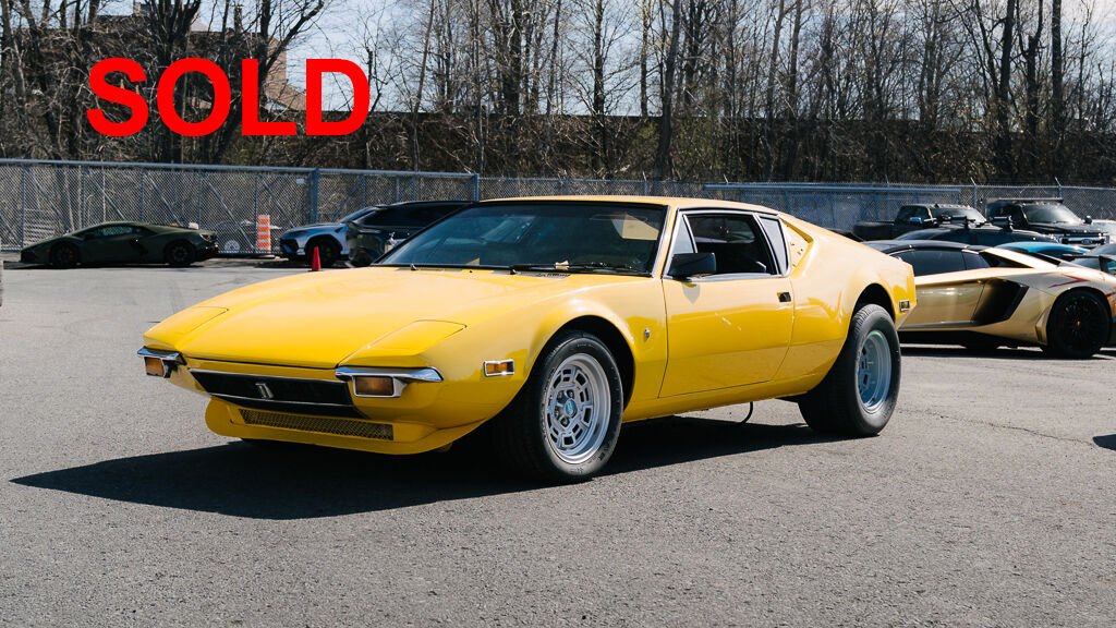 Detomaso Pantera 1972 Jaune Montréal - photo #0