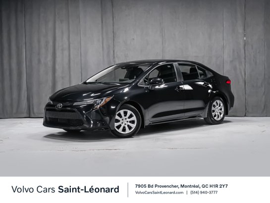 2020 Toyota Corolla APPLE CARPLAY SIÈGES CHAUFFANT BAS KILOMETRAGE Black