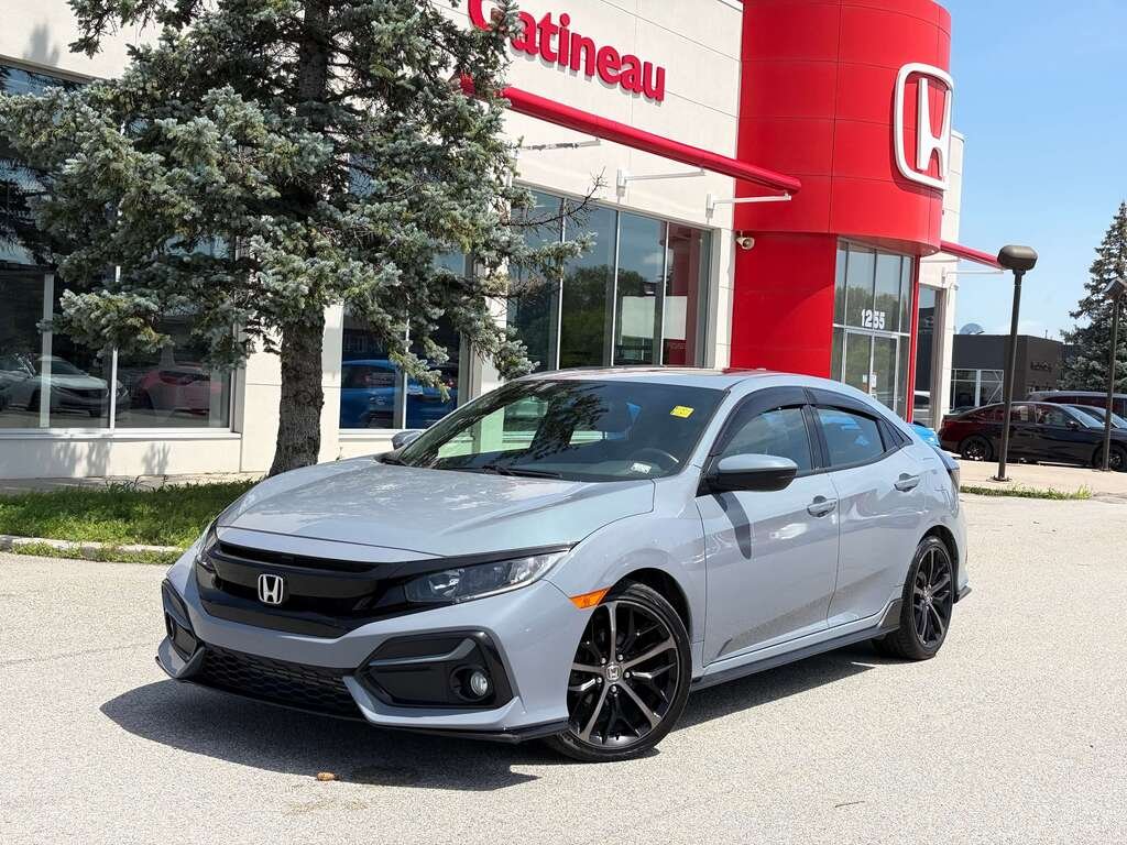 2021 Honda Civic Hatchback Sport CVT Grey Gatineau - photo #7