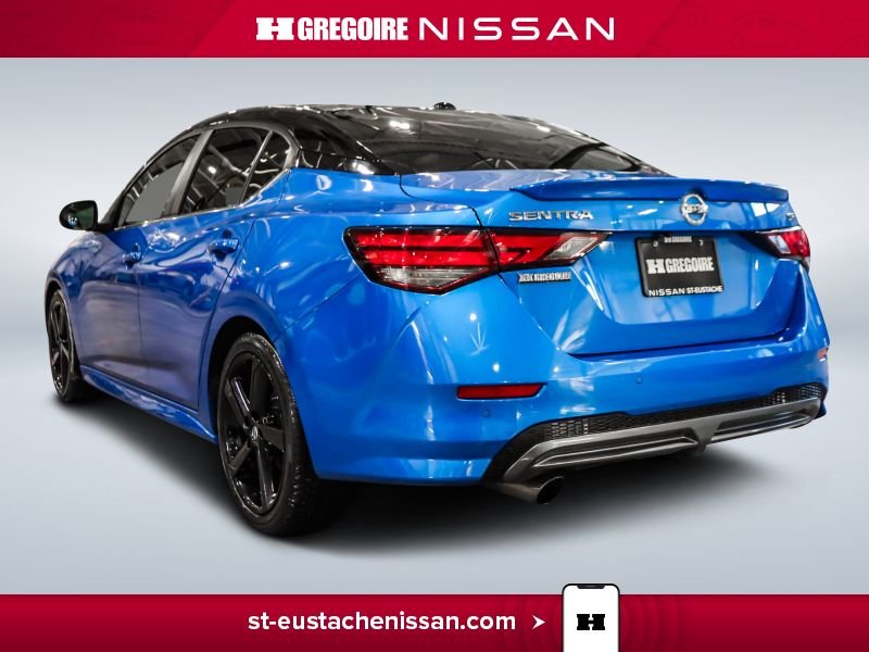 Nissan Sentra SR4575 | SR PRIV *DÉM À DISTANCE*BOSE *SIÈGES CUIR*CAM 360* 2022 Bleu Laval - photo #7