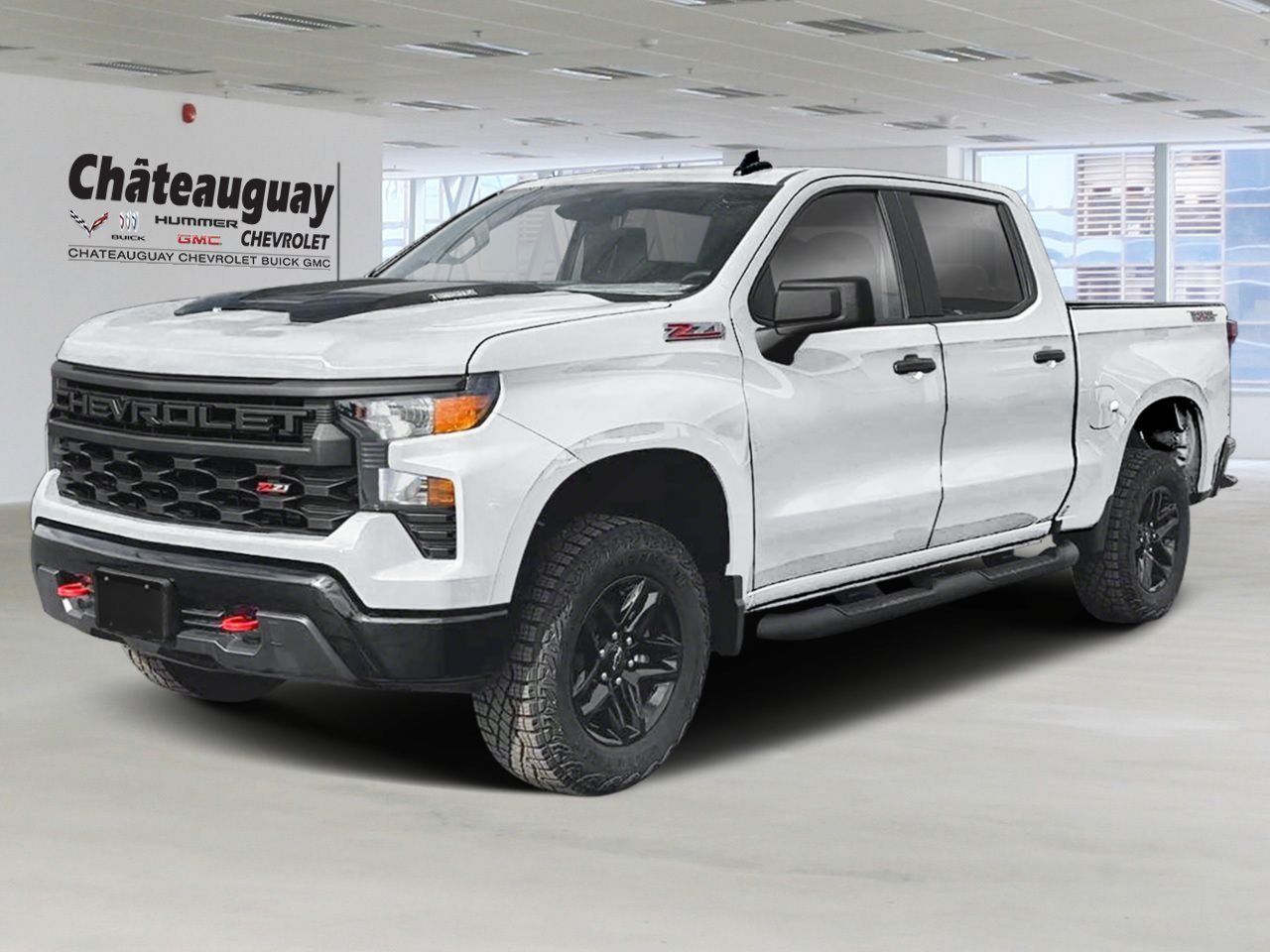 2026 CHEVROLET Silverado 1500 Custom Trail Boss cabine multiplace 4RM 147 po Summit White Châteauguay - photo #0