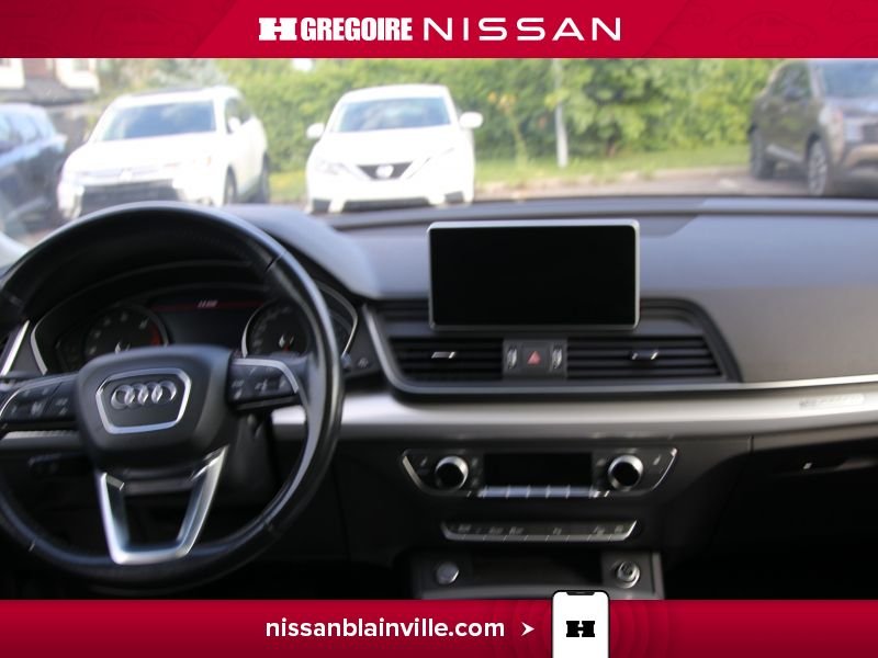 Audi Q5 BA6173 | PROGRESSIV TFSI BLUETOOTH BANCS CHAUFFANTS CUIR CA 2018 Gris Laval - photo #13