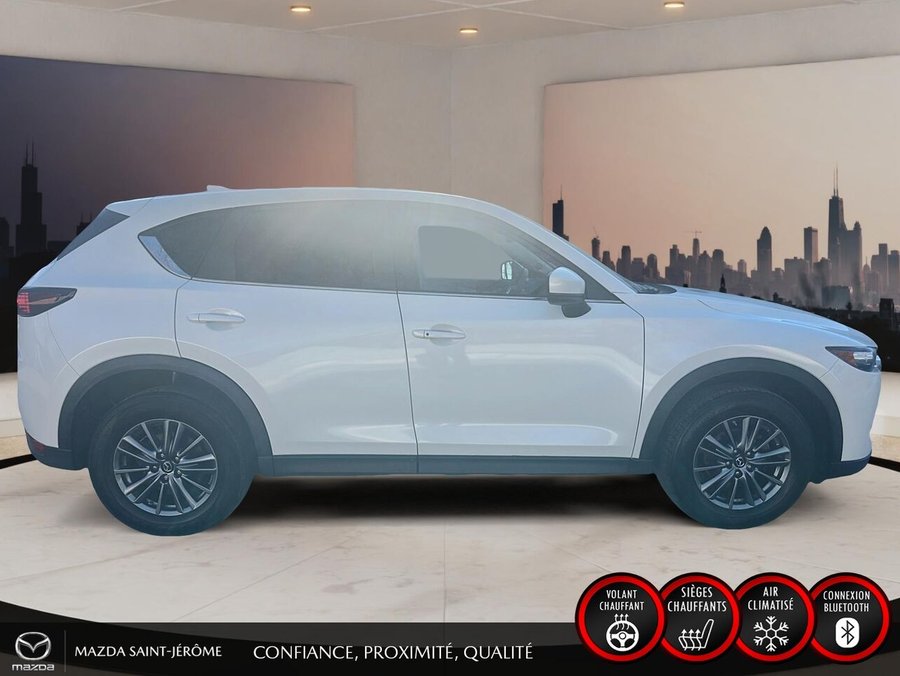 Mazda CX-5 GS | CUIR | TOIT OUVRANT | AWD 2018 Blanc