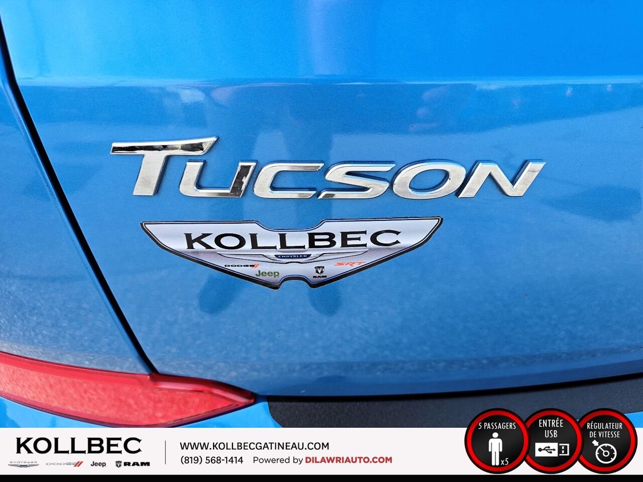 2017 HYUNDAI TUCSON 26981 | Premium 2.0L AWD Blue Gatineau - photo #16