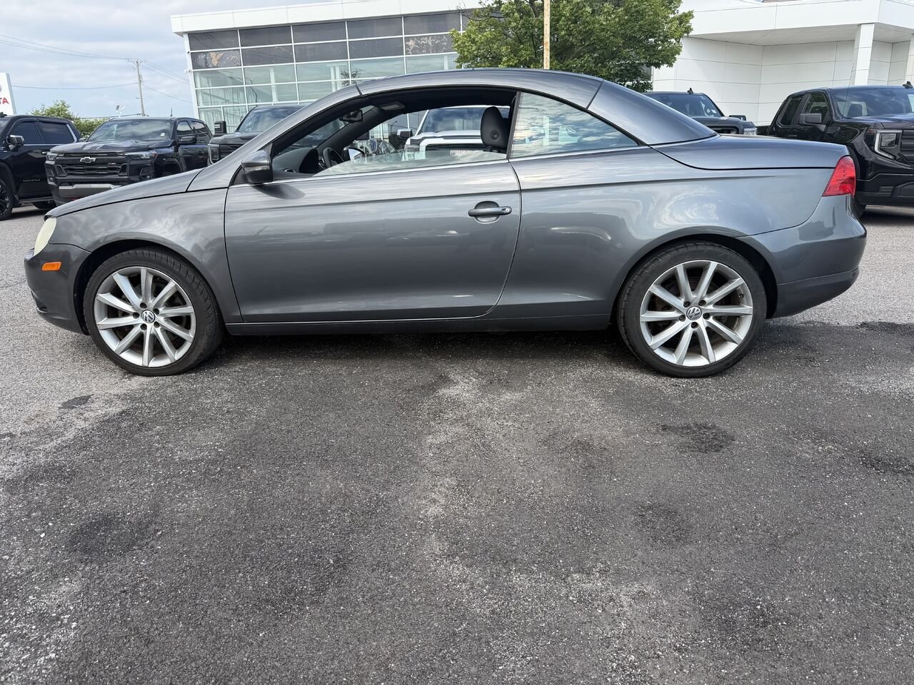 VOLKSWAGEN EOS DSG Highline décapotable 2 portes 2011 Gris Gatineau - photo #8