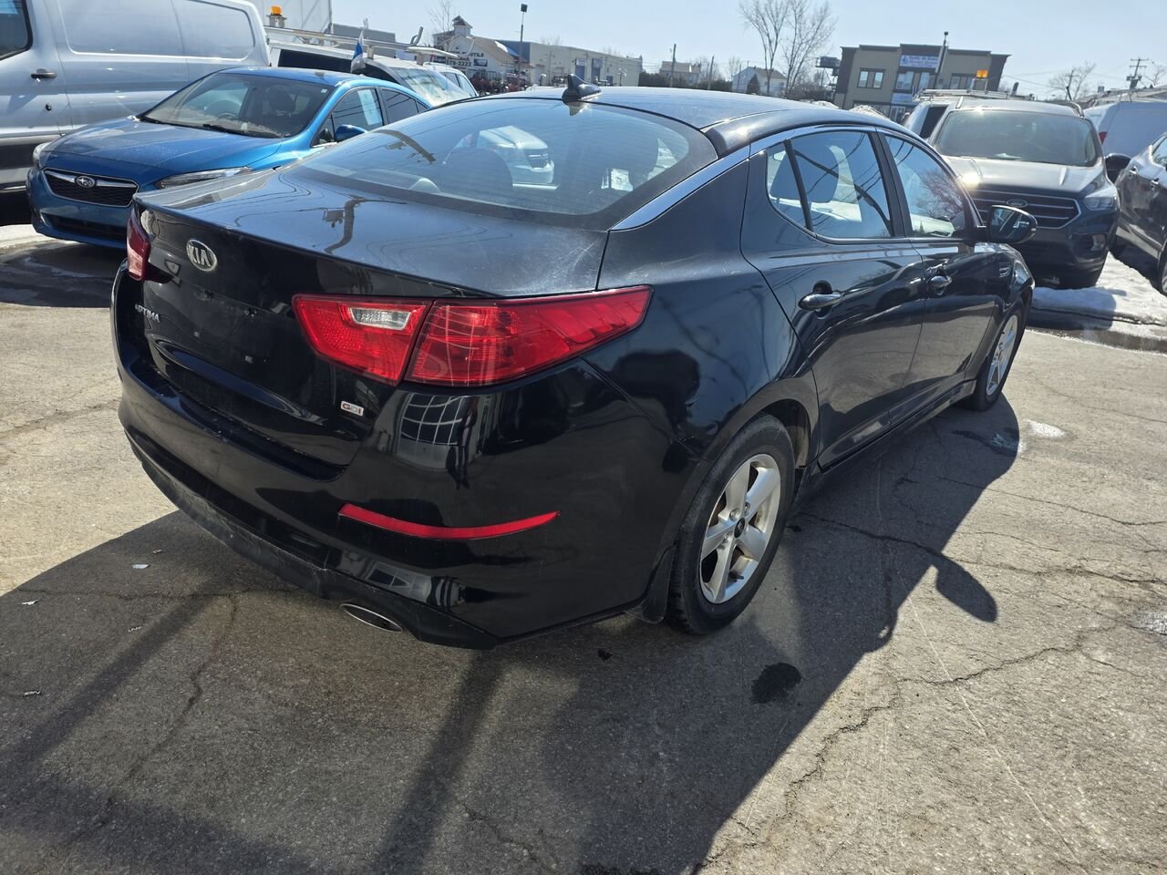 2015 Kia Optima Black  - photo #4