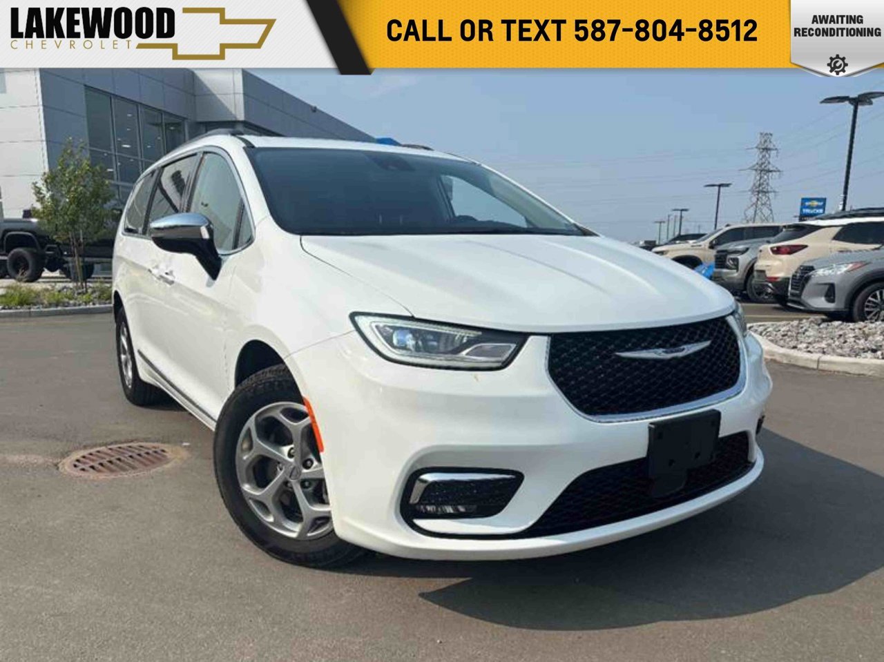 2023 Chrysler Pacifica Limited AWD White Sherwood Park - photo #0