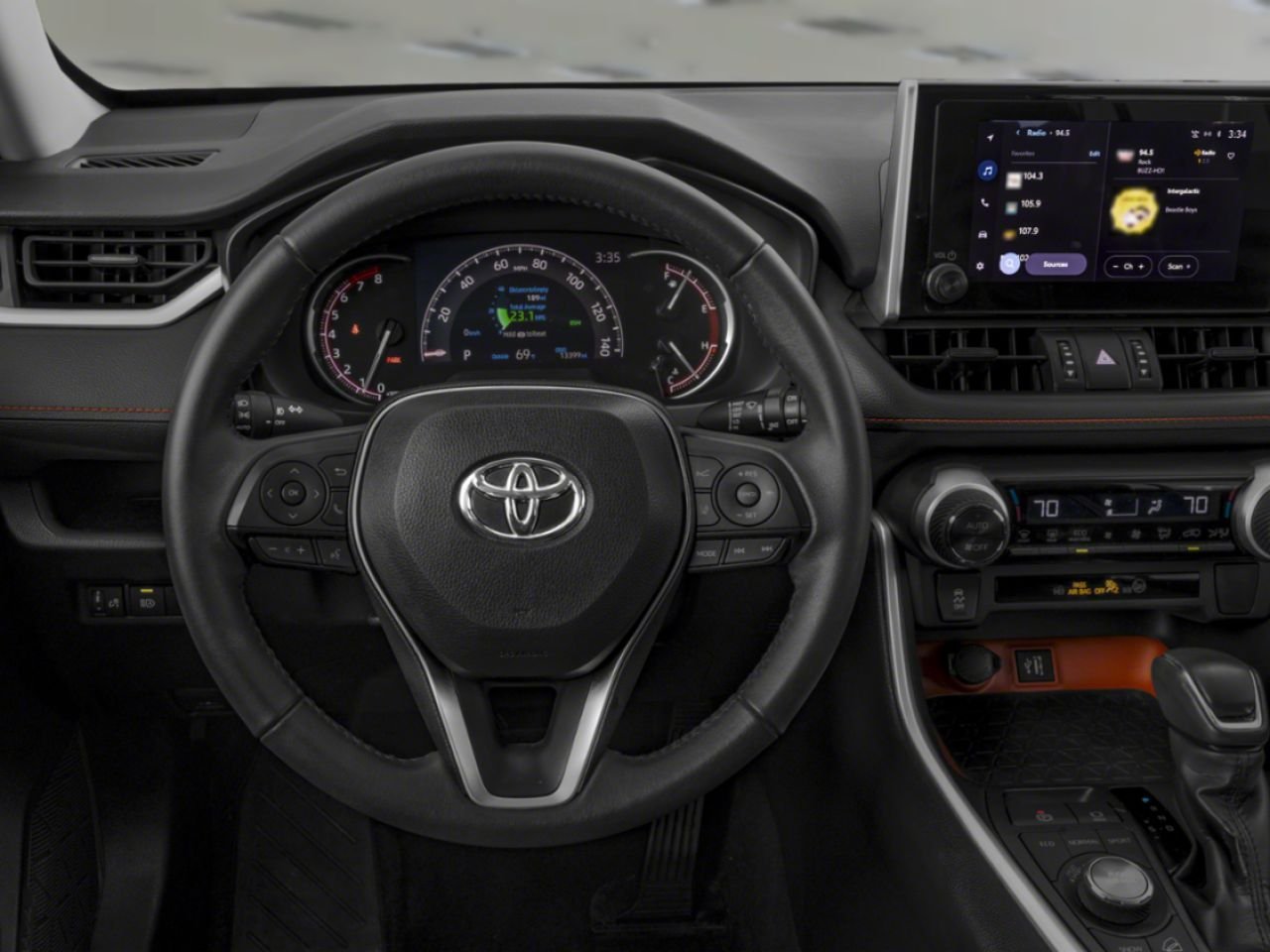 2023 Toyota RAV4 TRAIL AWD / CLEAN CARFAX / HEATED SEATS / MOONROOF / ALLOY WHEELS / CARPLAY AND ANDROID AUTO Grey Mississauga - photo #10