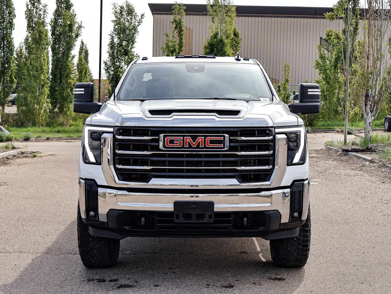 2024 GMC Sierra 3500HD 4WD Reg Cab 142 SLE White Sherwood Park - photo #2