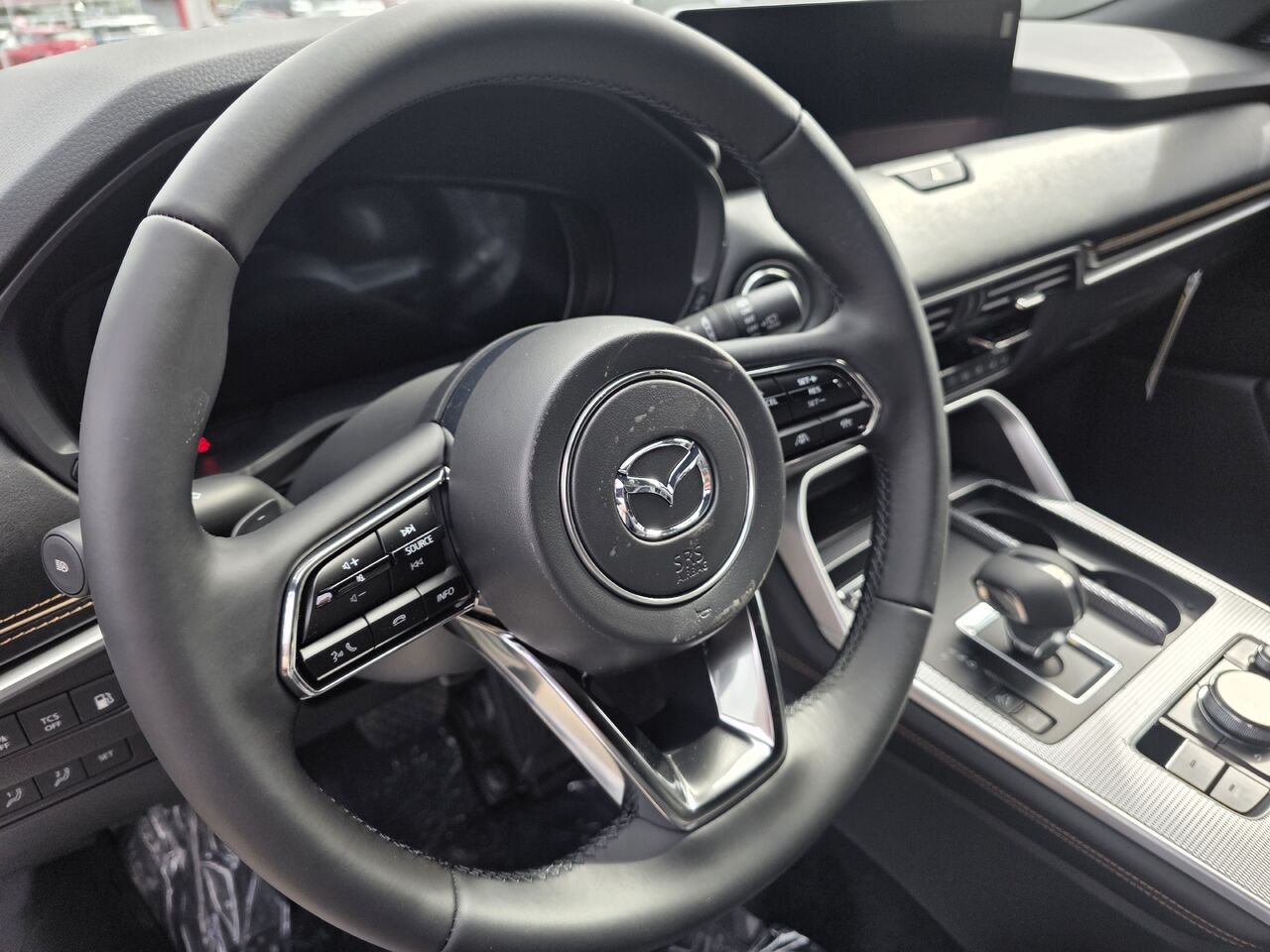 Mazda CX-90 hybride rechargeable 2026 Blanc rhodium métallisé Donnacona - photo #6