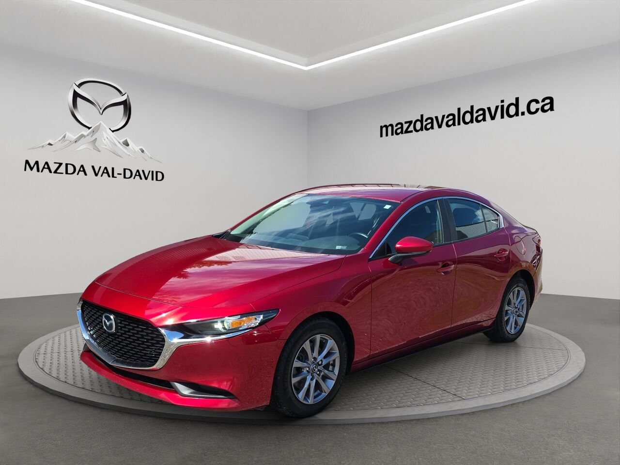 Mazda Mazda3 GS TI i-ACTIV BA, commande audio au volant, cruise control, volant chauffant 2022 Rouge Val-David - photo #0