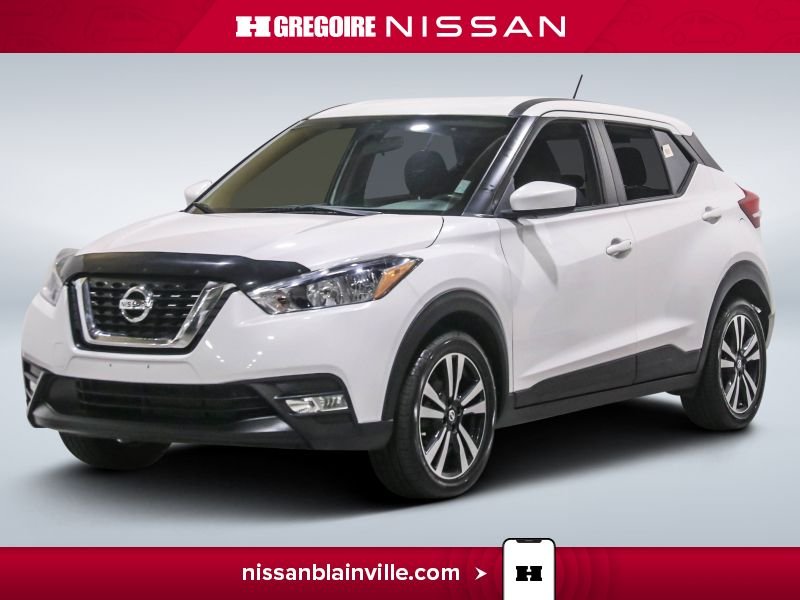 Nissan Kicks BF6196 | SV AUTO AC MAGS CAM RECUL BLEUTOOTH 2019 Blanc Laval - photo #2