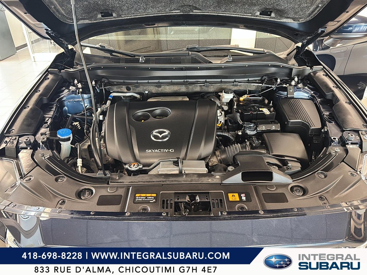 Mazda CX-5 NIV JM3KFBCM6P0173718 2023 Bleu Chicoutimi - photo #8