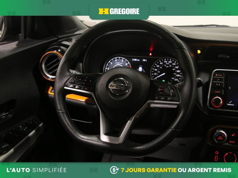 Nissan Kicks 821787 | SR AUTO AC CUIR GR ELECT MAGS CAM RECUL BLEUTOOTH 2019 Gris Laval - photo #17