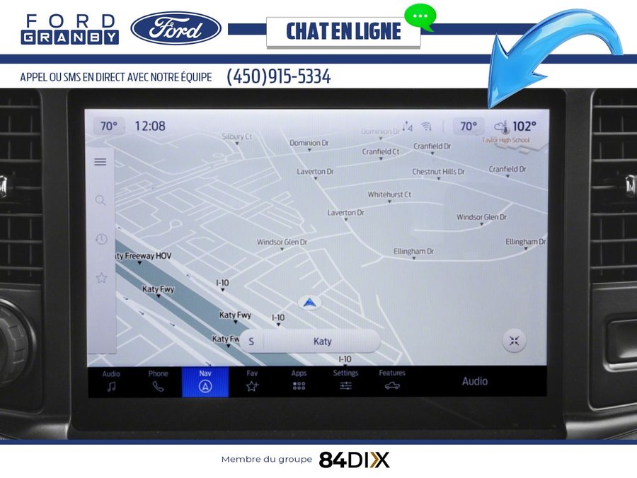 Ford F-150 Raptor SuperCrew 4RM caisse de 5,5 pi 2025 Noir agate métallisé