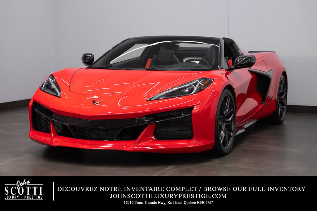 Chevrolet Corvette Z06 cabriolet 2 portes avec 3LZ 2024 Rouge Kirkland - photo #0