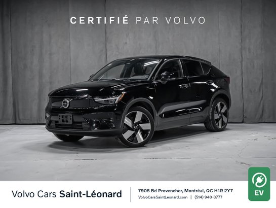 2022 Volvo C40 Recharge Pure Electric ULTIMATE TWIN MOTOR 4WD Black