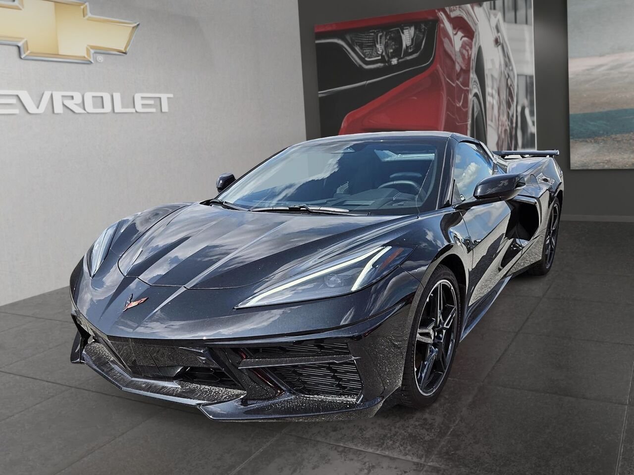 Chevrolet Corvette Stingray cabriolet 2 portes avec 2LT 2025 Noir Saint-Hyacinthe - photo #1