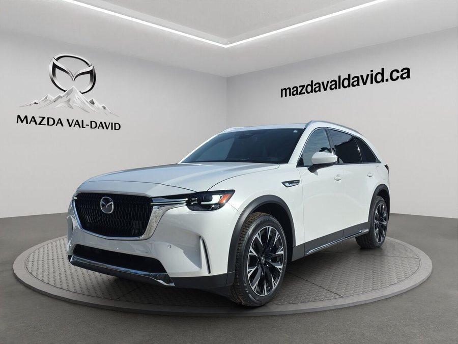 2025 Mazda CX-90 PHEV Éligible à une subvention gouvernementale allant jusqu’à 7500$ Jet Black Mica