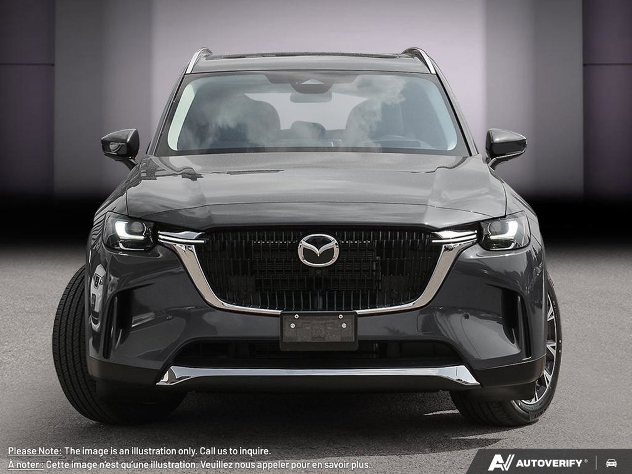Mazda CX-90 hybride rechargeable JM3KKDHA5T1390848 2026 Gris mécanique métallisé Mirabel - photo #1