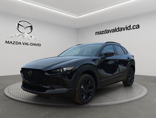 2026 Mazda CX-30 Gs, awd, sièges, volant et rétroviseurs chauffants Jet Black Mica