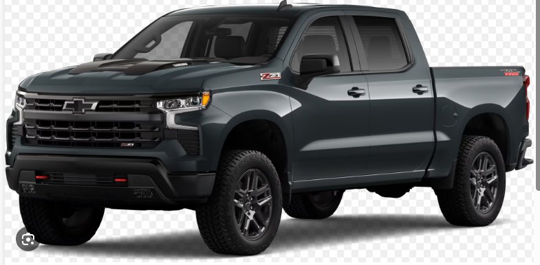 Chevrolet Silverado 1500 Custom Trail Boss cabine multiplace 4RM 157 po 2022 Noir