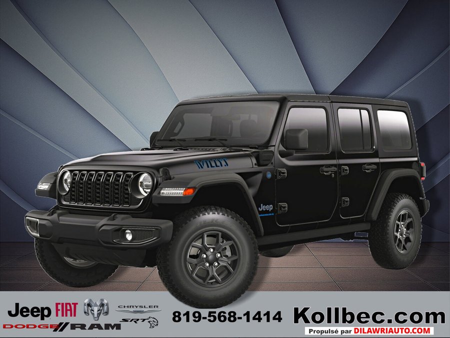 2025 Jeep Wrangler 4xe Black