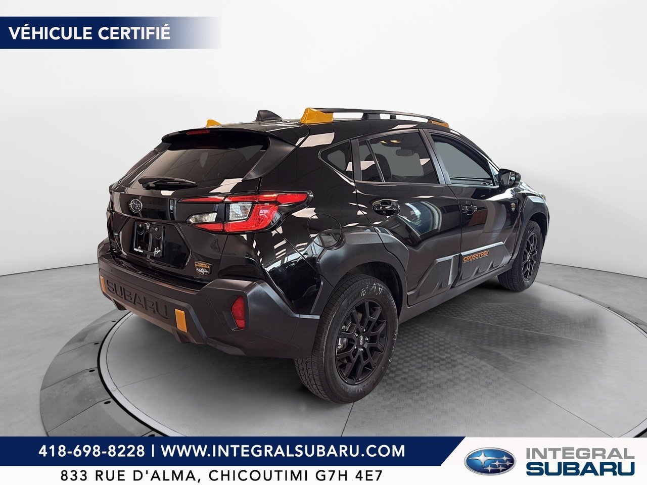 Subaru Crosstrek NIV 4S4GUHU62R3734372 2024 Noir Chicoutimi - photo #4